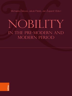 cover image of Nobility in the Pre-Modern and Modern Period